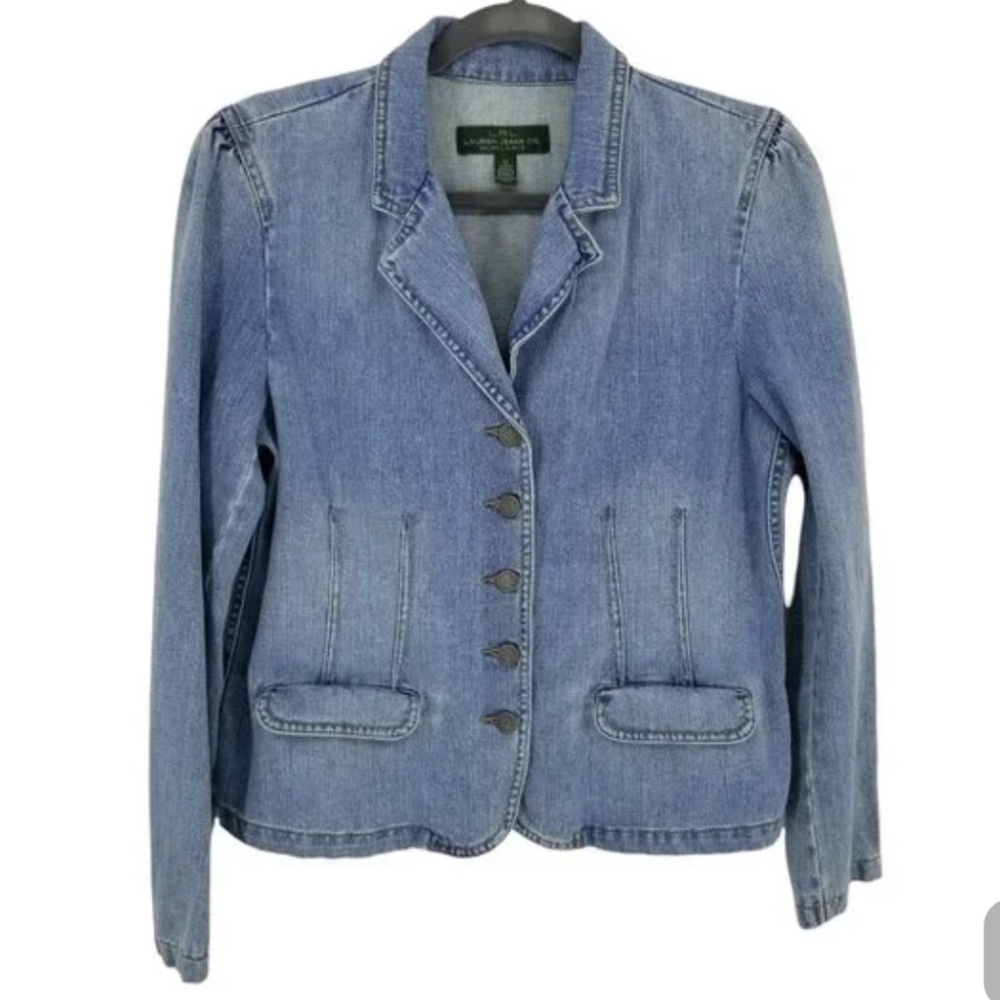 Denim blazer jacket
